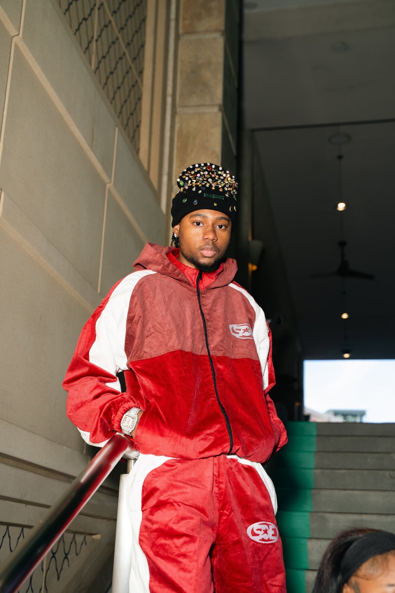 Cherry Plush Jacket - Streets Of Eden