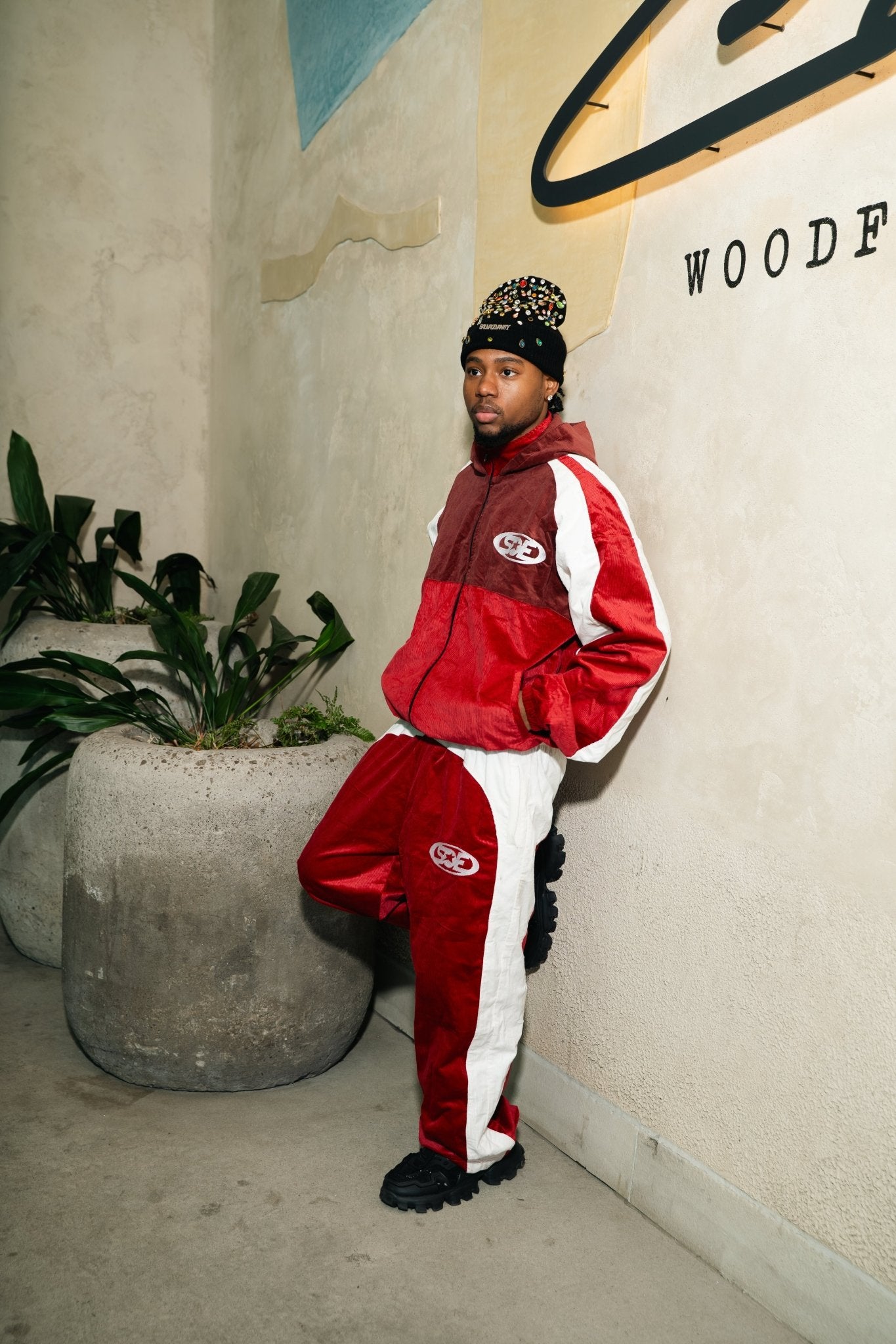 Cherry Plush Jacket - Streets Of Eden
