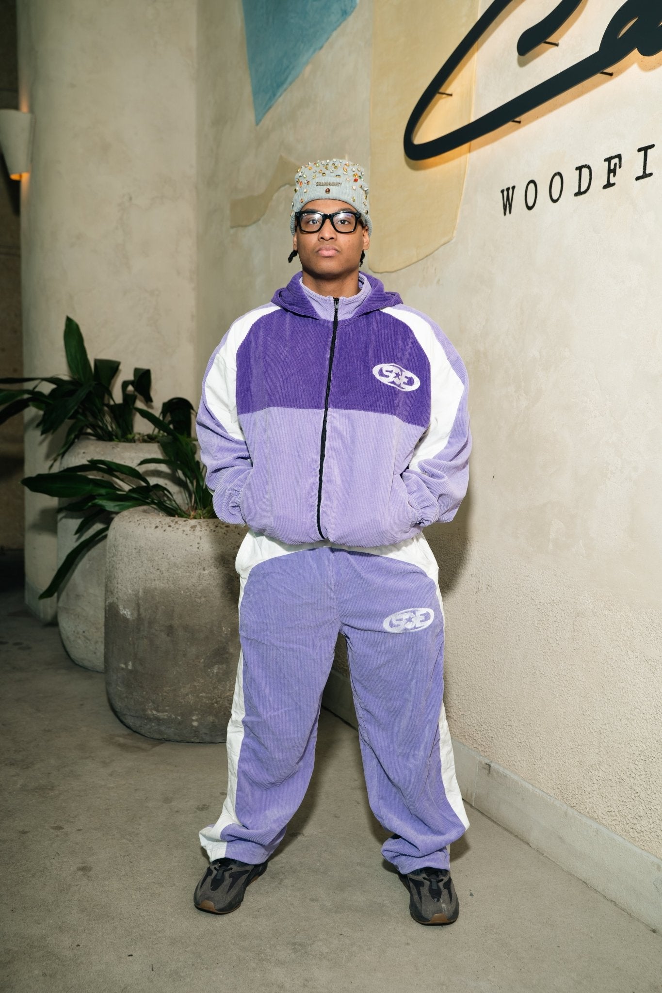 Violet Plush Pants - Streets Of Eden
